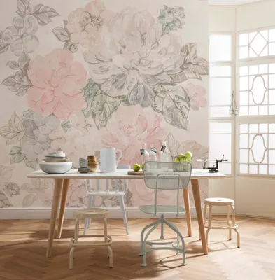 Obrázek produktu pro Komar netkaná tapeta - Gardenia - rozměr: 250 x 250 cm (šířka x výška) - 5 panelů