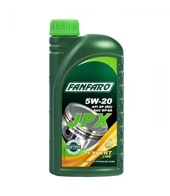 Obrázek produktu pro Fanfaro 5W20 1L Jpx Plně Synth. Ecoboost / Sp / Gf-6A / Dex1 Gen2 / Wss-M2C 948 B / M2C 930-B / Stjlr.51.5122 / 9.