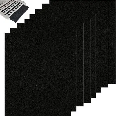 Produktbild von 8 Stück Aktivkohle-Filter, 4,5 x 6,5 Zoll (ca. 11,4 x 16,5 cm), Ersatzgeurfilter für Luftfilter