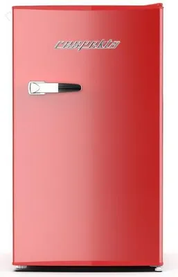 Produktbild von Kühlschrank Gefrierfach freistehend Retro 83 cm 90 Liter Rot Respekta