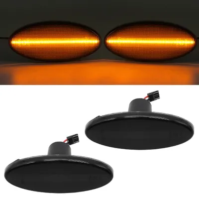 Für Renault Master III 3 Opel Movano B 2x LED Seitenbegrenzungsleuchten Schwarz in der Farbe Schwarz von Goingfast