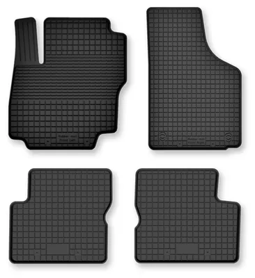 Produktbild von Gummi-Fußmatten für Opel Mokka-E 2020- (Crossover) – 4-tlg, Schwarz, Semi-Universal, angepasst – Wielganizator Semi-Universal