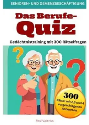 Produktbild von Das Berufe-Quiz - Gedächtnistraining mit 300 Rätselfragen
