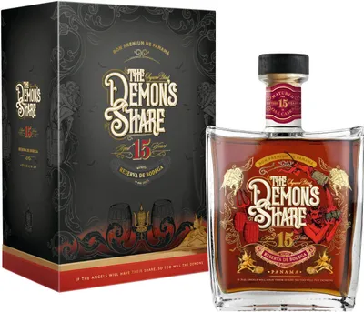 Produktbild von The Demons Share Rum 15 Jahre gereift 43% vol. 0,7l in edler Geschenkbox