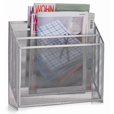 Obrázek produktu pro Zeller 18175 Zeitungsständer Mesh silber
