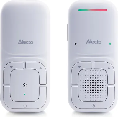 Image de Alecto DBX130 - Babyphone Full Eco Audio moderne avec une qualité sonore DECT cristalline et une longue durée de veille - Blanc