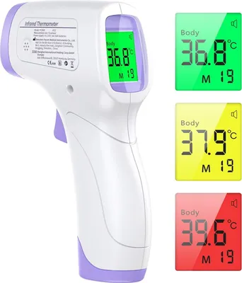 Produktbild von Berührungsloses Stirnthermometer für Erwachsene und Kinder, No Touch Infrarot Thermometer Pistole Medizinisches