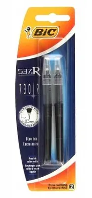 Produktbild von BIC triumph 537.R Kugelschreiber-Mine Blau 0.5mm 2 Stück