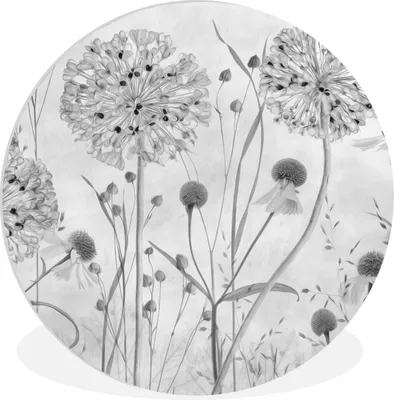 Produktbild von MuchoWow® - Wand Kreis - Das Schlafzimmer - Die Bilder - Wandmalerei - Kunst für das Haus - das Plastik
