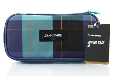 Produktbild von DAKINE School Case XL, Weiches Federmäppchen, Polyester, Schwarz, Blau, Muster, Reißverschluss, 240 mm
