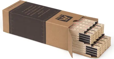 Obrázek produktu pro Metrie | Perfekt-10 skládací metr, přírodní, černé kování, 2 m | 10 ks