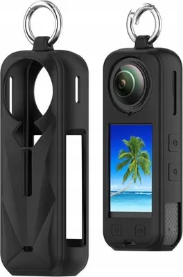 Zdjęcie produktu dla Pokrowiec Futerał Etui Case Osłona Silikonowa do Insta360 X5 / INSTA 360 X 5 / SYA002918301B / Czarny