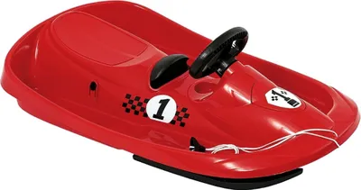Produktbild von Neustanlo | by Hamax | Lenkbob SNO Formel | Leichtgängig | Ergonomisches Design | leuchtendes Rot | Perfekt für Wintertage