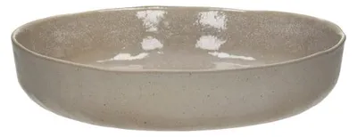 Obrázok produktu pre Pomax Spiro – Miska/tanier z kameniny, farba mušľovo biela, priemer 20,5 cm, výška 5 cm