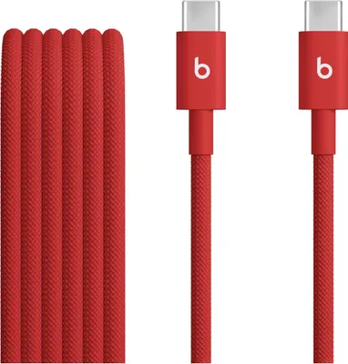 Image de Apple Beats Câble tissé USB-C vers USB-C (1,5m) - Rapid Red