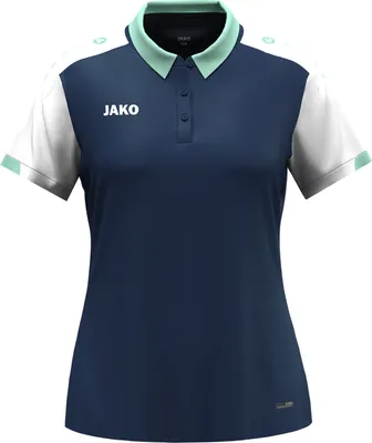 Produktbild von JAKO Damen Polo Dynamic - 6370D, Farbe:marine/weiß/minze, Größe:M (38/40)