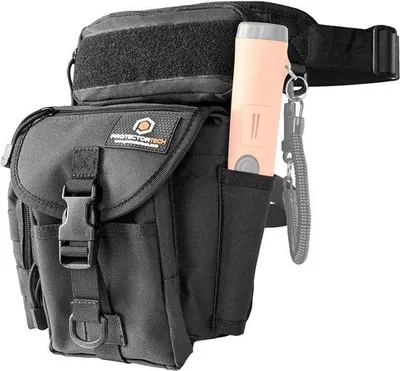 Produktbild von Famanu Drop Pouch für Funde - Tasche für Metalldetektoren mit Fächern und Holster für PinPointer