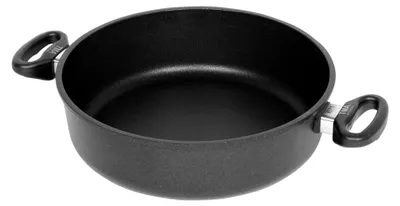 Produktbild von Schmortopf, Ø 26 cm, 8 cm hoch, Bratpfanne mit zwei Seitengriffen, induktionstauglich, backofenfest, Lotan® Antihaft-Veredelung, Aluguss