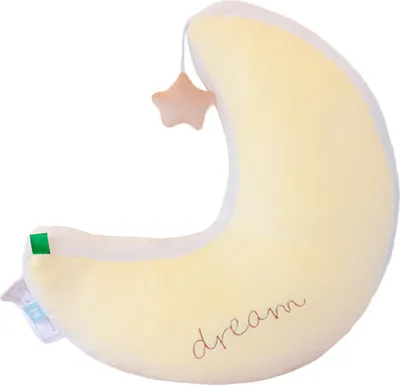 Produktbild von 360Home Kuscheltier Kissen Kopfkissen Dekokissen B-Gelber Mond