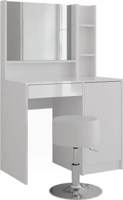 Obrázek produktu pro Toaletní stolek Vicco Sherry Bílá/bílý vysoký lesk 89.8 cm 4 díly, Model 57708