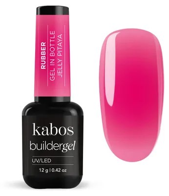 Produktbild von Kabos Builder Gel Rubber in Flasche Aufbaugel für Gelnägel 12g Jelly Pitaya