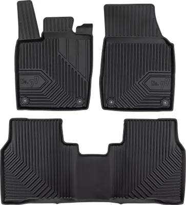 Produktbild von Fußmatten Gummimatten No.77 Antirutsch für VW ID.7 2023-2025 TPE Schwarz 3 tlg