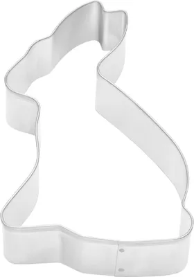 Produktbild von Koekjesvormige Bunny Hans aus Edelstahl, Osterkuchenform, 13 x 7,5 x 2,6 cm