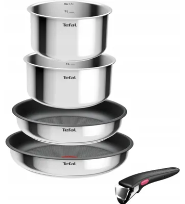 Image de Tefal Ingenio Cook Eat Set Casseroles Poêles Induction 5 Pièces