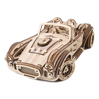 Zdjęcie produktu dla Drewniane puzzle mechaniczne Ugears 3D Drifting Cobra Racer
