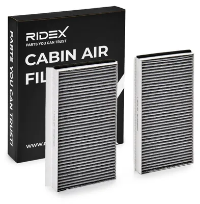 Produktbild von RIDEX 424I0010 Innenraumfilter Pollenfilter für BMW 5 Touring (F11) Aktivkohle