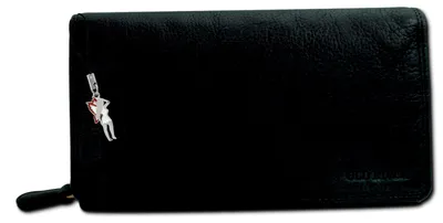 Produktbild von Portemonnaie schwarz Old River Leder D2OPD410S