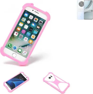 Produktbild von K-S-Trade Handy Hülle kompatibel mit Realme Narzo 70 5G Schutz Hülle Bumper Silikon Schutz Hülle Cover Case Silikoncase Silikonbumper TPU Softcase