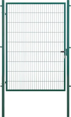 Produktbild von Arvotec Gartentor BxH 150x180 cm mit Schließzylinder und Zaunanschluss Moosgrün Gitterzauntor Stabmattentor Einzeltor Doppelstabmattentor Gartentür