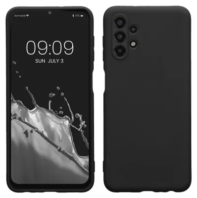 Produktbild von kwmobile Handyhülle für Samsung Galaxy A13 4G Hülle - TPU Case - Kabelloses Laden - Schutzhülle Cover in Schwarz
