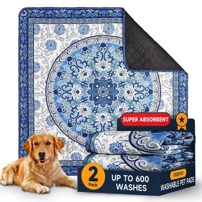 Immagine prodotto di Solidchoice - Tappetini lavabili per cani, set da 2, 104 x 92 cm