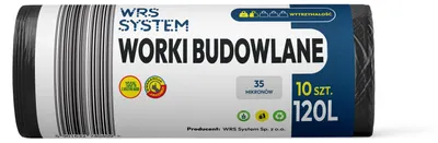 Produktbild von Bauschuttsäcke 120L 10 Stück 35 um WRS System