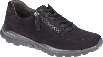 Produktbild von Gabor RollingSoft Damenschuhe - sportliche Schnür- Halbschuhe blau Freizeit