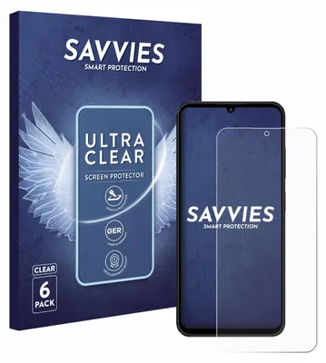 Produktbild von 6x Für ZTE Blade A55 Schutzfolie Savvies Displayschutz Display Schutz Folie Klar Transparent