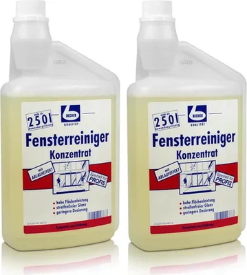 Produktbild von Dr. Becher Fensterreiniger Konzentrat 1L für Glasflächen geeignet (2er Pack)