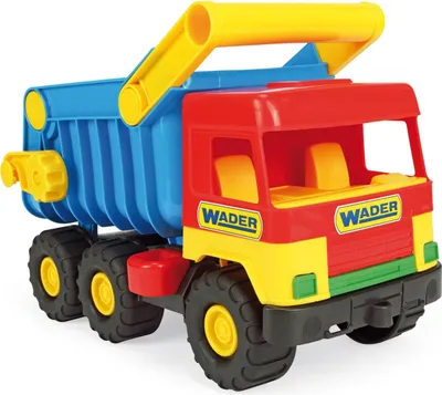 Immagine prodotto di Auto media Camioncino ribaltabile plastica 38cm 2 colori Trampoliere
