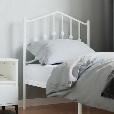 Produktbild von Einfachen Design & Stilvol Kopfteil Metall Weiß 75 cm Kopfteile - 1parcel