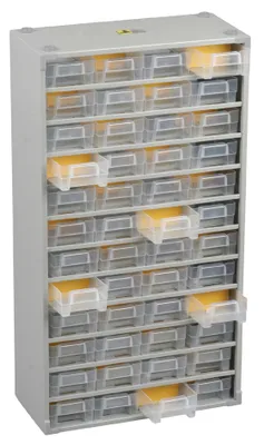 Image de allit 465520 allit magasin pour petites pièces VarioPlus métal 73, 48 casiers