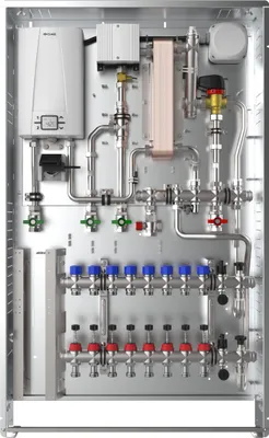 Produktbild von strawa Frischwasser-Wohnungsstation Friwara Hybrid WSHY1-FB63-Cu-UP-21 6 Hkr.
