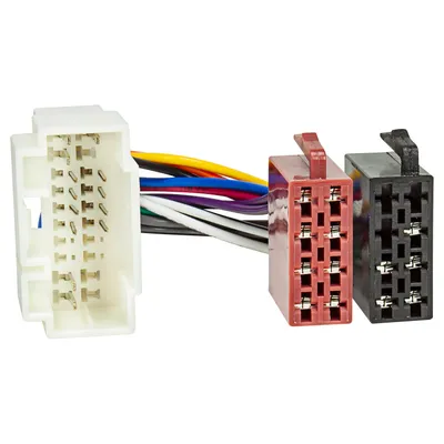 Image de Câble adaptateur radio compatible avec Honda Suzuki Fiat Sedici à partir de 2006 Opel Agila à partir de 2008 Nissan Pixo à partir de 2009 Nissan Pixo à partir de 2009 à la norme ISO 16 broches
