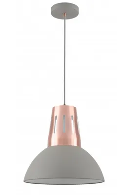 Produktbild von GTV - Deckenleuchte ARTEMIA L,2447,AC220-240V,50/60Hz,1*E27,max.40W, IP20, 34,5cm, einfach grau