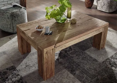 Produktbild von MASSIVMOEBEL24 Couchtisch Teak 120x80x45 BASSANO #105