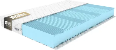 Produktbild von REM-SEN Matratze Classic 90x160cm Höhe 15 cm H4 7-Zonen Polyurethanschaum Atmungsaktiv Antiallergisch Membranhülle Premium
