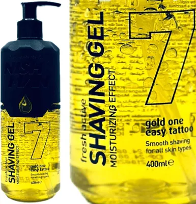 Immagine prodotto di Gel da barba trasparente Nishman 07 Gold 400ml