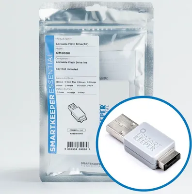 Immagine prodotto di SmartKeeper Basic "Chiave USB" bloccabile 32GB nero