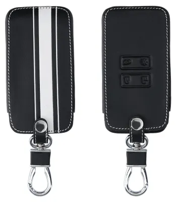 Produktbild von kwmobile Autoschlüssel Hülle kompatibel mit Renault 4-Tasten Smartkey Autoschlüssel (nur Keyless Go) - Kunstleder Schutzhülle Schlüsselhülle
